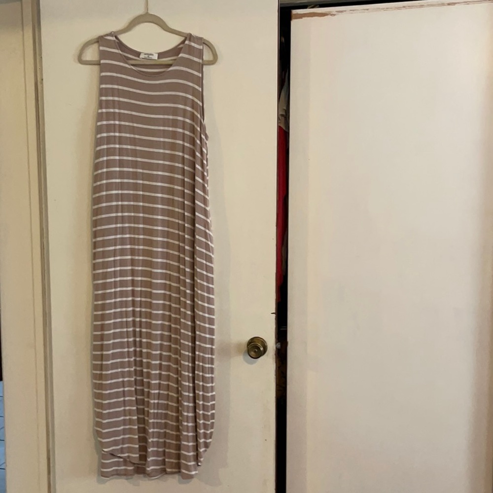 Chic soul striped maxi